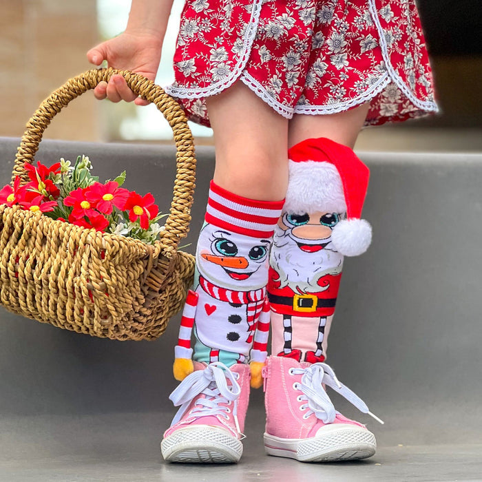 Santa & Snowman Socks (Ages 6-99 Years)