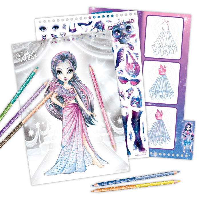 Nebulous Stars - Fashion Sketchbook - Star Gala