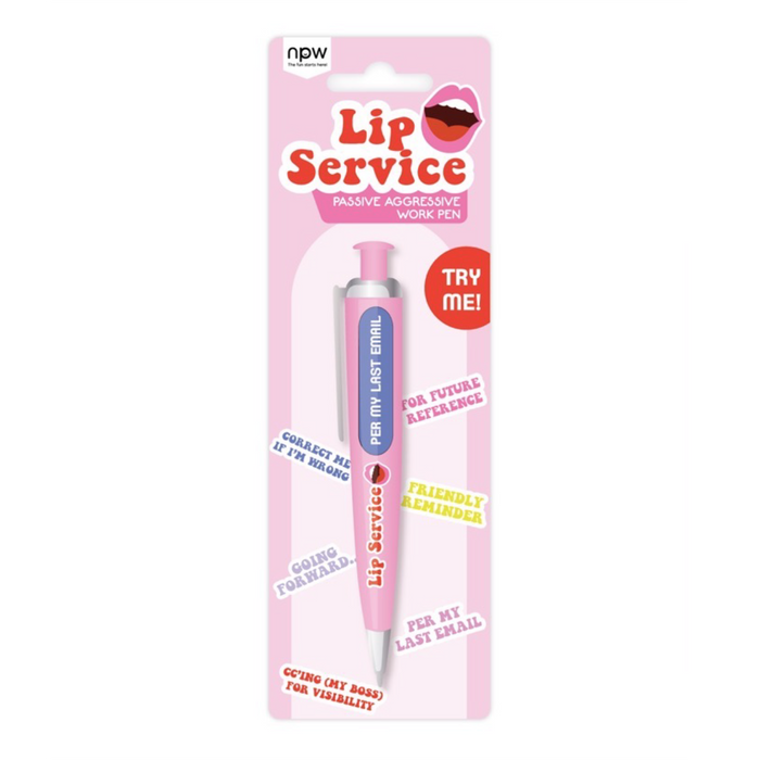 Predict A Pen - Lip Service