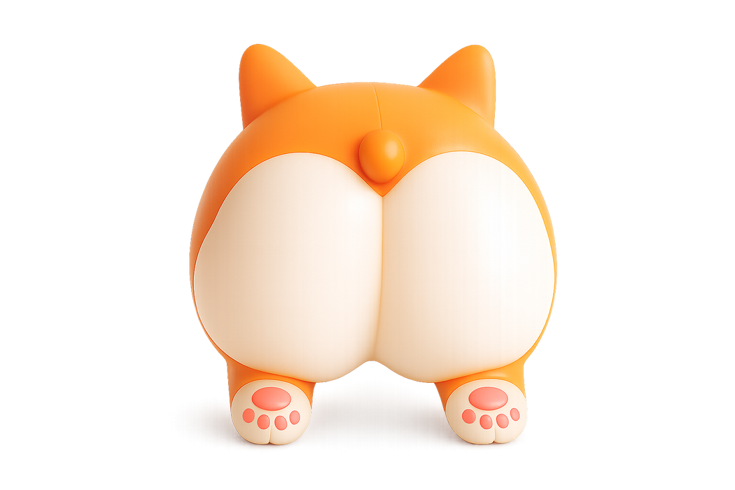 Keycraft - The Big Squij Corgi Butt
