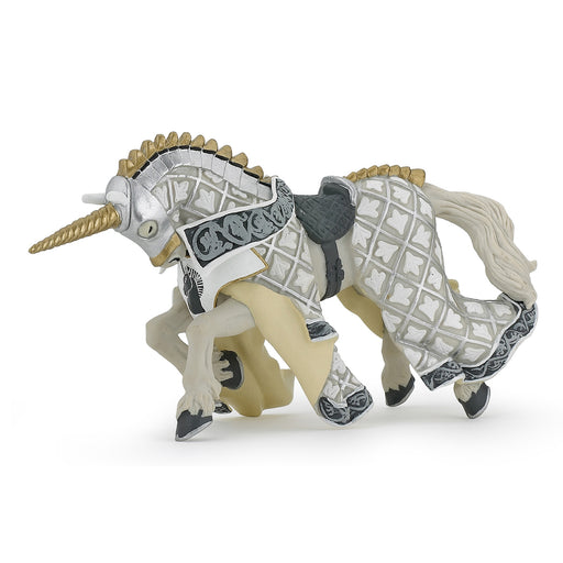 Papo - Horse of weapon master unicorn Figurine