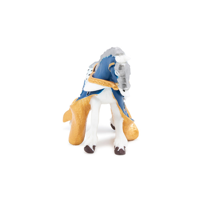 Papo - Blue King Arthur's horse Figurine