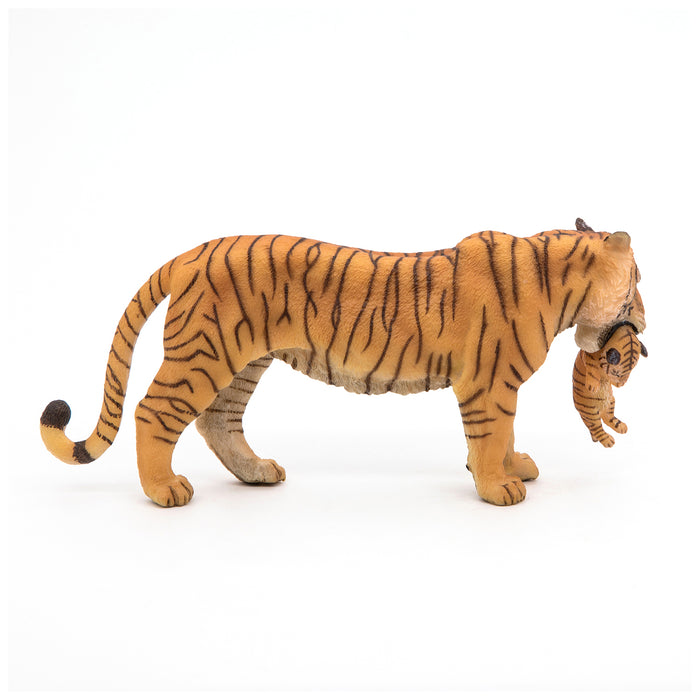 Papo - Tigress with cub Figurine