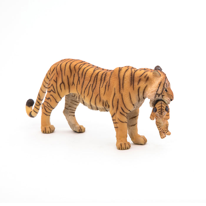 Papo - Tigress with cub Figurine