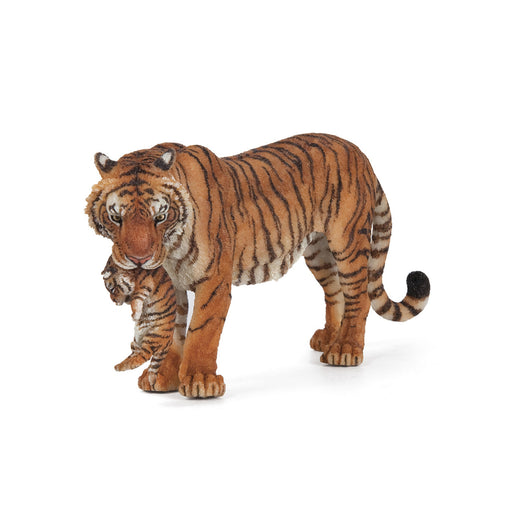 Papo - Tigress with cub Figurine