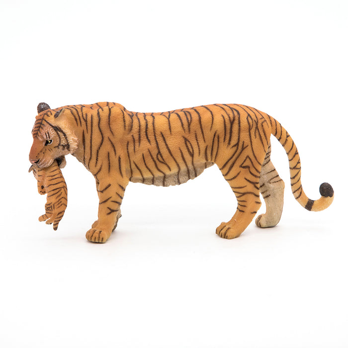 Papo - Tigress with cub Figurine