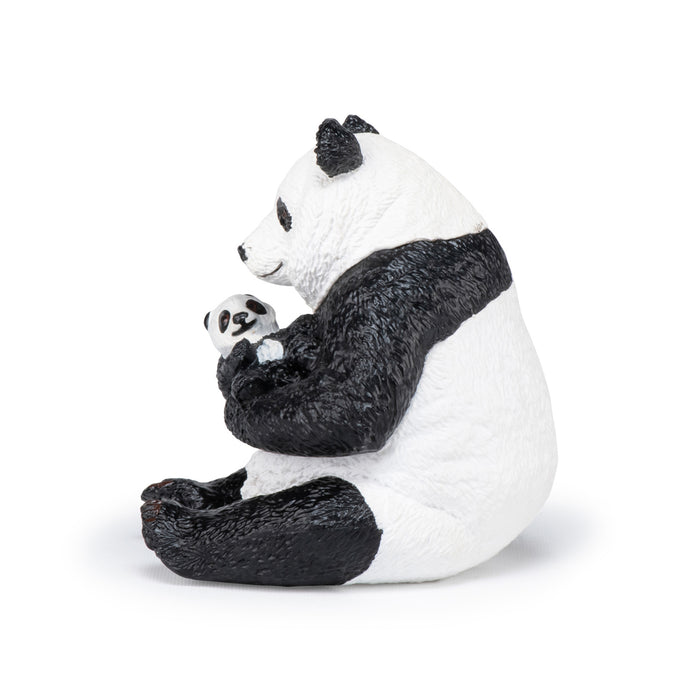 Papo - Sitting panda and baby Figurine