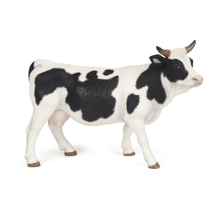 Papo - Black and white cow Figurine