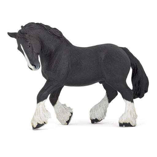 Papo - Black shire horse  Figurine