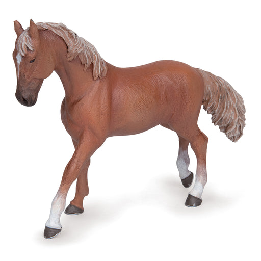 Papo - Alezan English thoroughbred mare Figurine