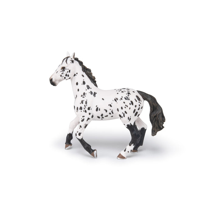 Papo - Black appaloosa horse Figurine