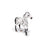 Papo - Black appaloosa horse Figurine