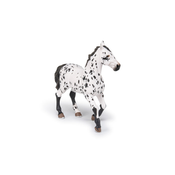 Papo - Black appaloosa horse Figurine