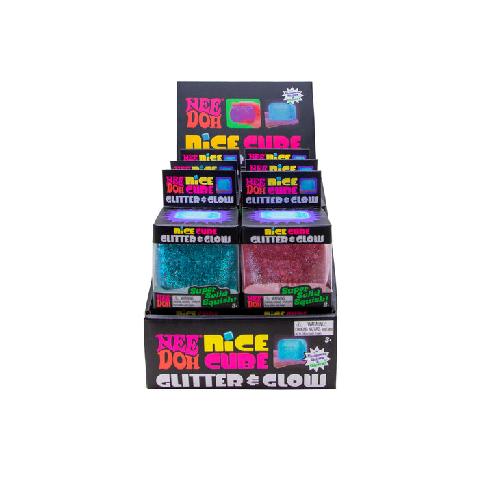 Schylling - Glitter & Glow Nice Cube Nee Doh - COOKIE JAR