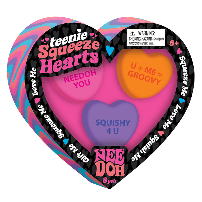 Schylling - Teenie Squeeze Hearts Nee Doh