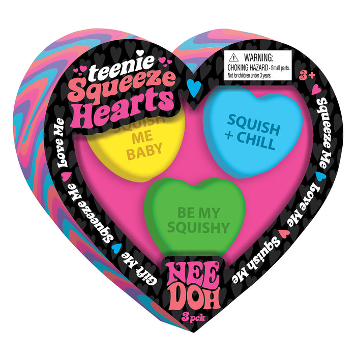 Schylling - Teenie Squeeze Hearts Nee Doh