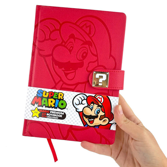 Super Mario - Red Premium Notebook
