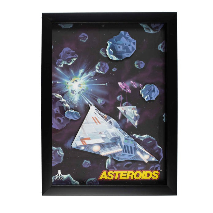 Thumbs Up! - Official Atari 3D Wall Art - Asteroids