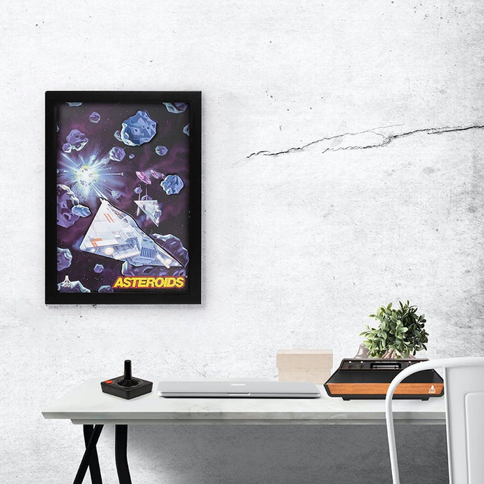 Thumbs Up! - Official Atari 3D Wall Art - Asteroids