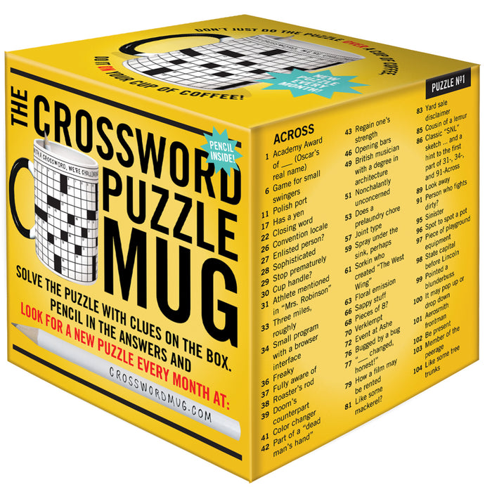 Crossword Puzzle Mug