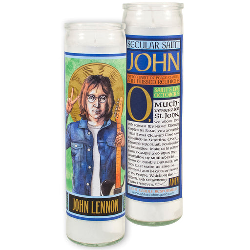 Lennon Secular Saint Candle