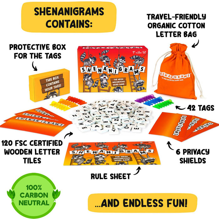 Shenanigrams: The Mega Mischievous Word Game