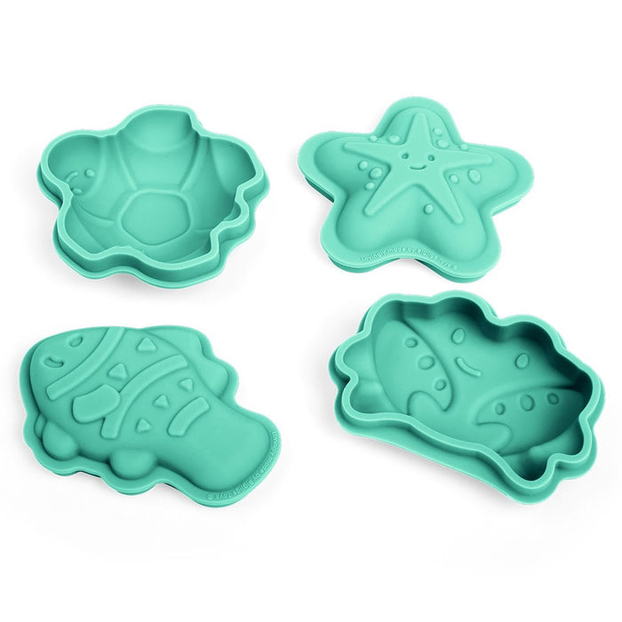 Eggshell Green Silicone Sand Moulds