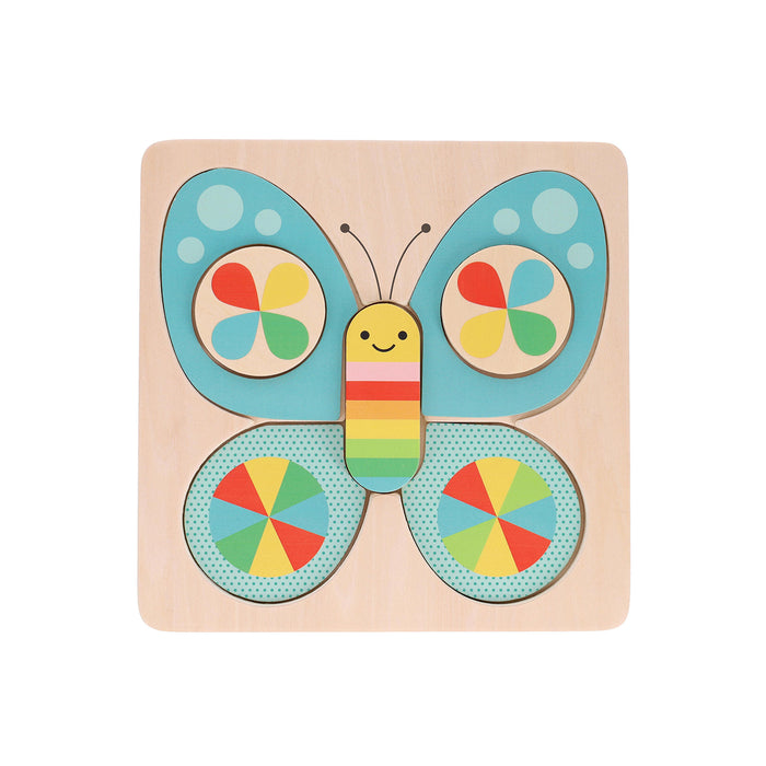 Chunky Wood Puzzle - Little Butterfly