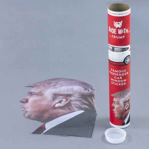 Ride With Trump - Car Window Decal | Cookie Jar - Home of the Coolest Gifts, Toys & Collectables