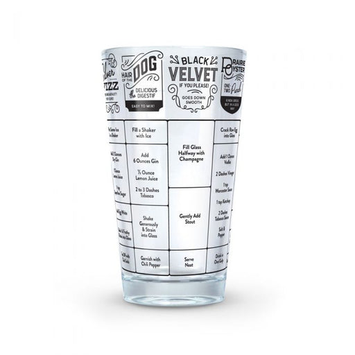 Fred - Good Measure Hangover Recipe Glass | Cookie Jar - Home of the Coolest Gifts, Toys & Collectables