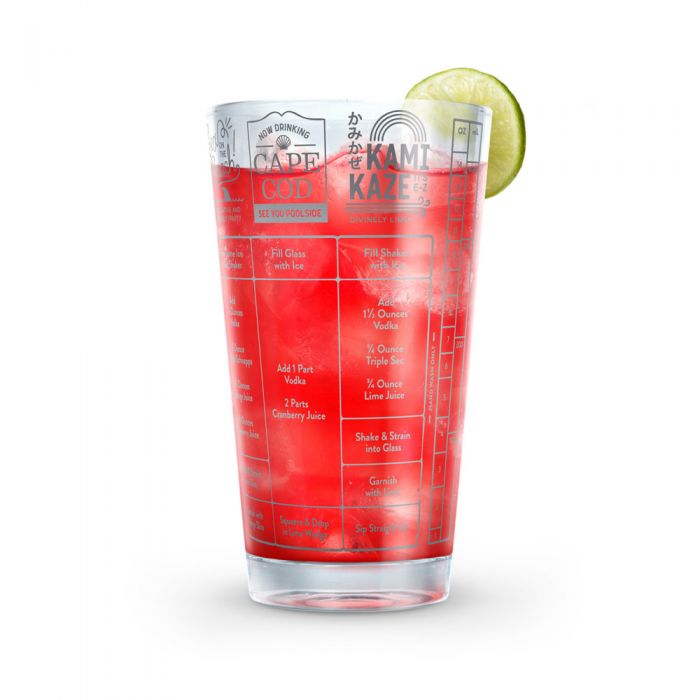 Fred - Good Measure Vodka Recipe Glass | Cookie Jar - Home of the Coolest Gifts, Toys & Collectables
