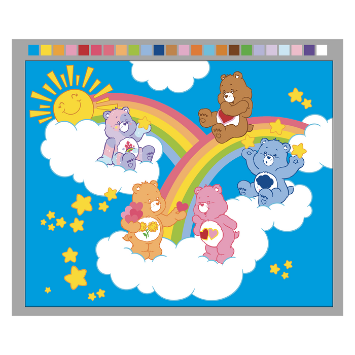 Care Bears Clouds Art by Numbers