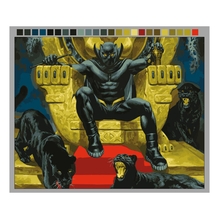Marvel Black Panther Paint by Numbers