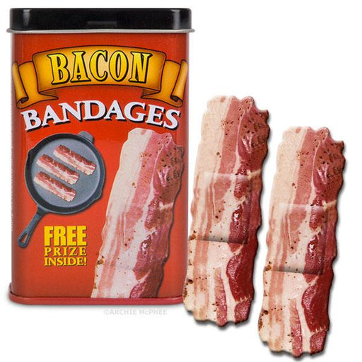 Archie McPhee - Bacon Strips Bandages | Cookie Jar - Home of the Coolest Gifts, Toys & Collectables
