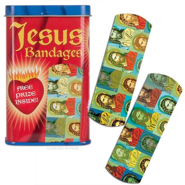 Archie McPhee - Jesus Bandages | Cookie Jar - Home of the Coolest Gifts, Toys & Collectables