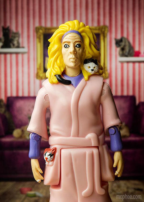 Archie McPhee - Crazy Cat Lady Action Figure | Cookie Jar - Home of the Coolest Gifts, Toys & Collectables
