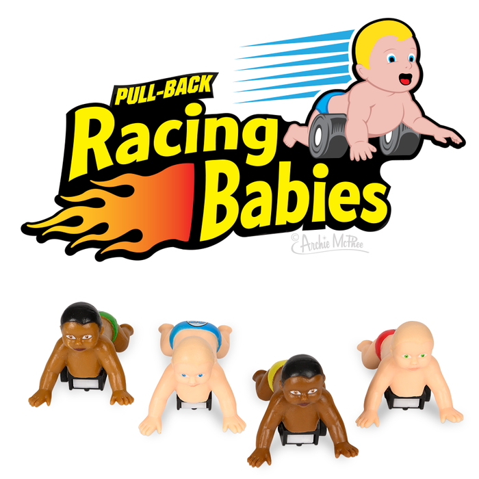 Archie McPhee - Pull Back Racing Babies