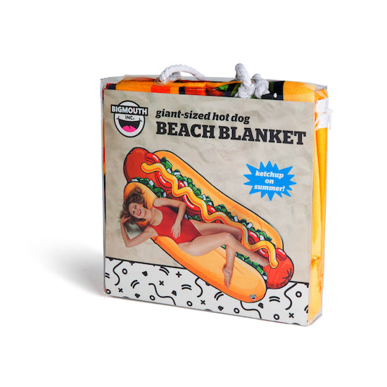 BigMouth Gigantic Hotdog Beach Blanket | Cookie Jar - Home of the Coolest Gifts, Toys & Collectables