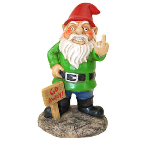 BigMouth Go Away Gnome! | Cookie Jar - Home of the Coolest Gifts, Toys & Collectables