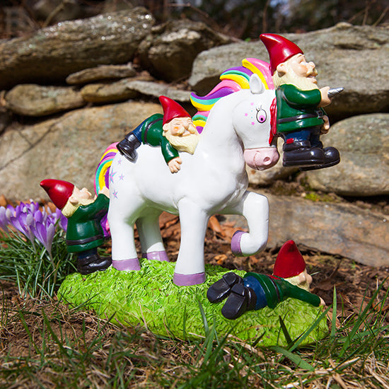BigMouth Unicorn Gnome Massacre Garden Gnome | Cookie Jar - Home of the Coolest Gifts, Toys & Collectables