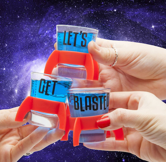 BigMouth - Let's Get Blasted! Shot Glass Set | Cookie Jar - Home of the Coolest Gifts, Toys & Collectables