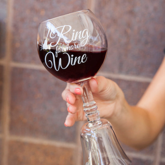BigMouth The Ring For More Wine Glass | Cookie Jar - Home of the Coolest Gifts, Toys & Collectables