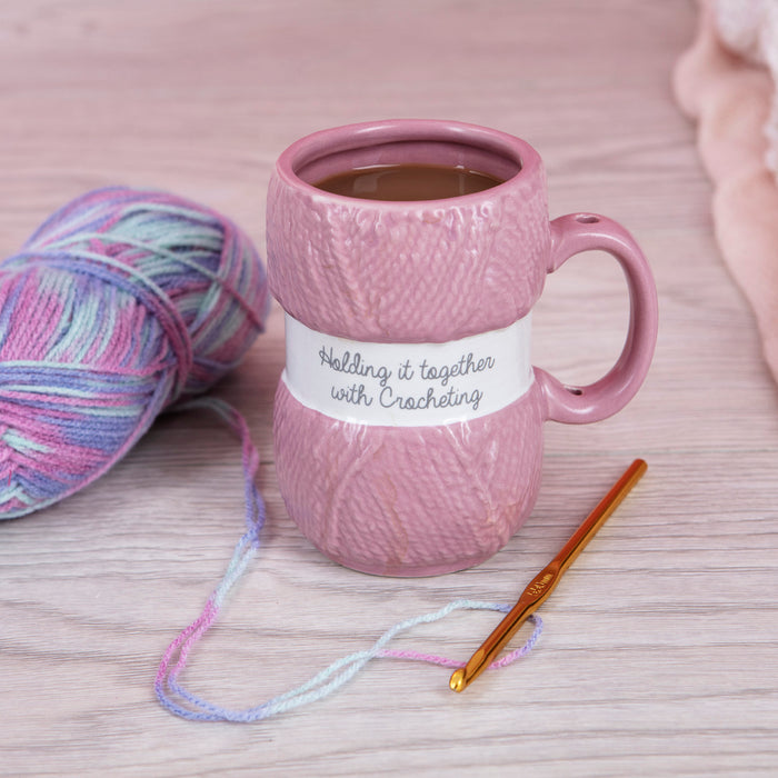 Crochet Mug - Holding It Together