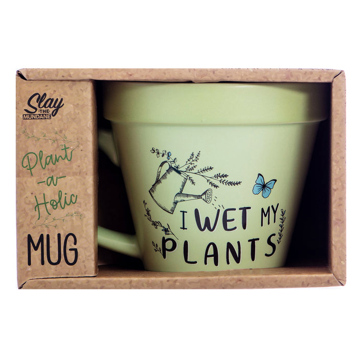 Plant-a-holic Mugs - Wet my Plants