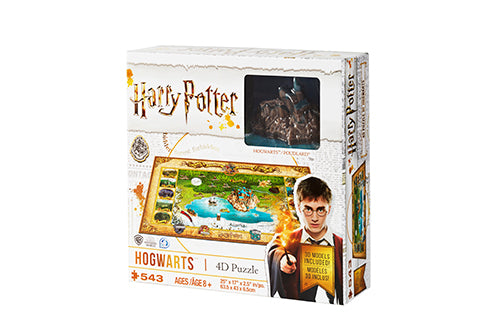 4D Harry Potter Wizarding World of Hogwarts 543pc Puzzle | Cookie Jar - Home of the Coolest Gifts, Toys & Collectables