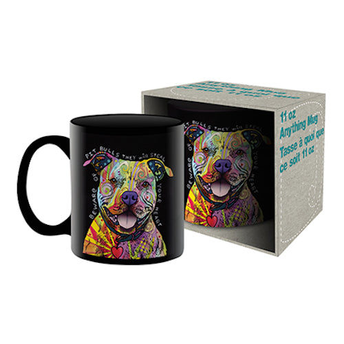 Dean Russo - Pit Bull Ceramic Mug | Cookie Jar - Home of the Coolest Gifts, Toys & Collectables