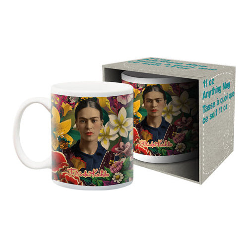 Frida Kahlo - Floral Ceramic Mug | Cookie Jar - Home of the Coolest Gifts, Toys & Collectables