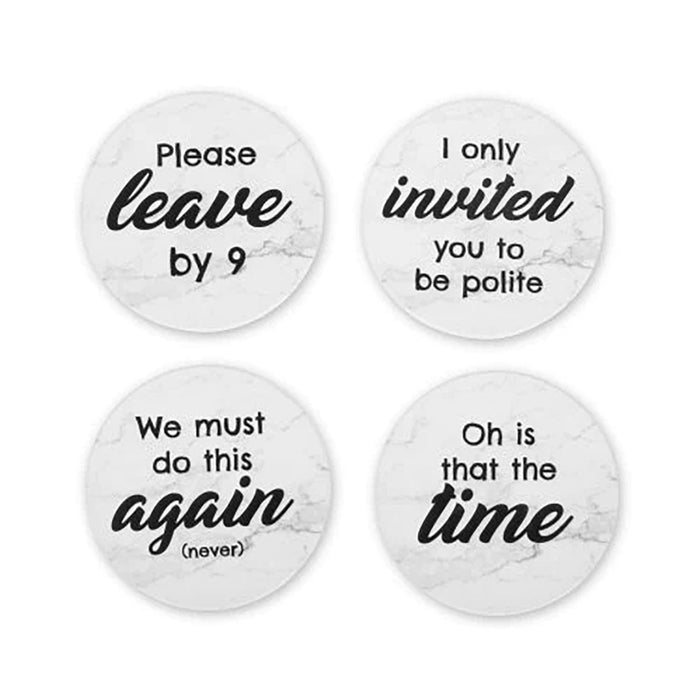 Rude Coaster - Set of 4