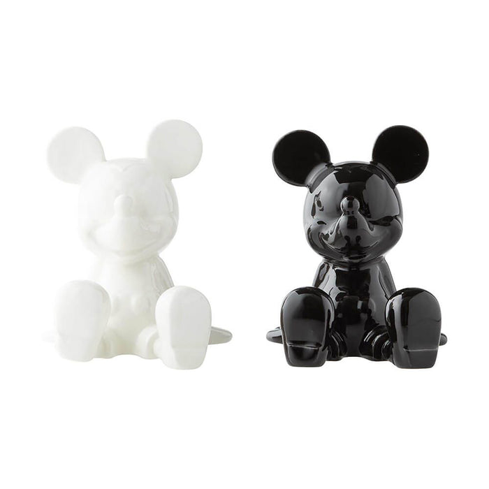 Black & White Mickey Salt & Pepper Shaker Set