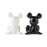 Black & White Mickey Salt & Pepper Shaker Set